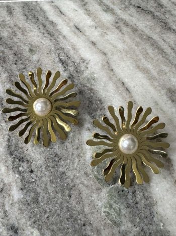 Γυναικεία Σκουλαρίκια Gold stainless