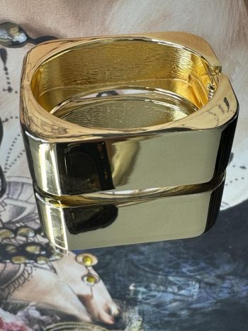 Γυναικείο Βραχιόλι Τετράγωνη Χειροπέδα stainless