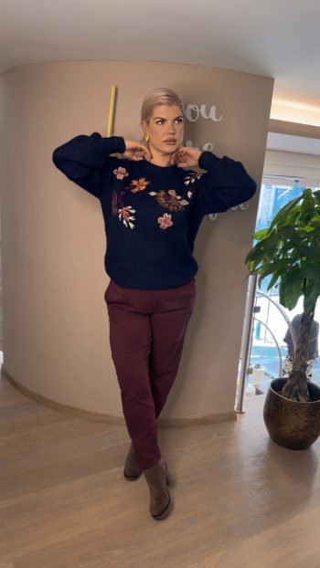 Παντελόνι με κέντημα