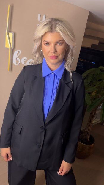 Κοστούμι Με Σχεδιαστικό Παντελόνι