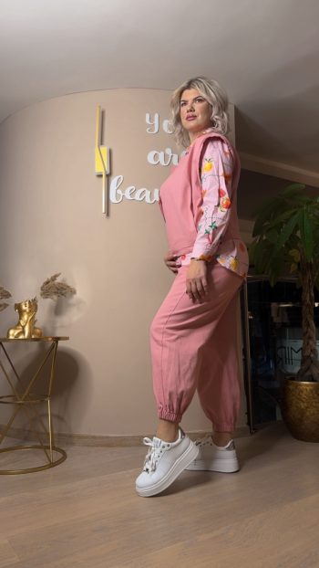 Denim Σετ Γιλέκο Παντελόνι