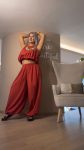 Σετ Oversized Crop Top-Παντελόνι
